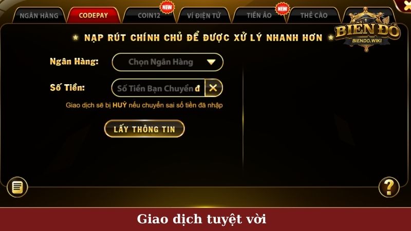 Giao dịch tuyệt vời