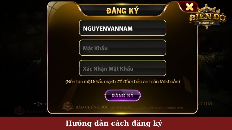 Hướng dẫn cách đăng ký